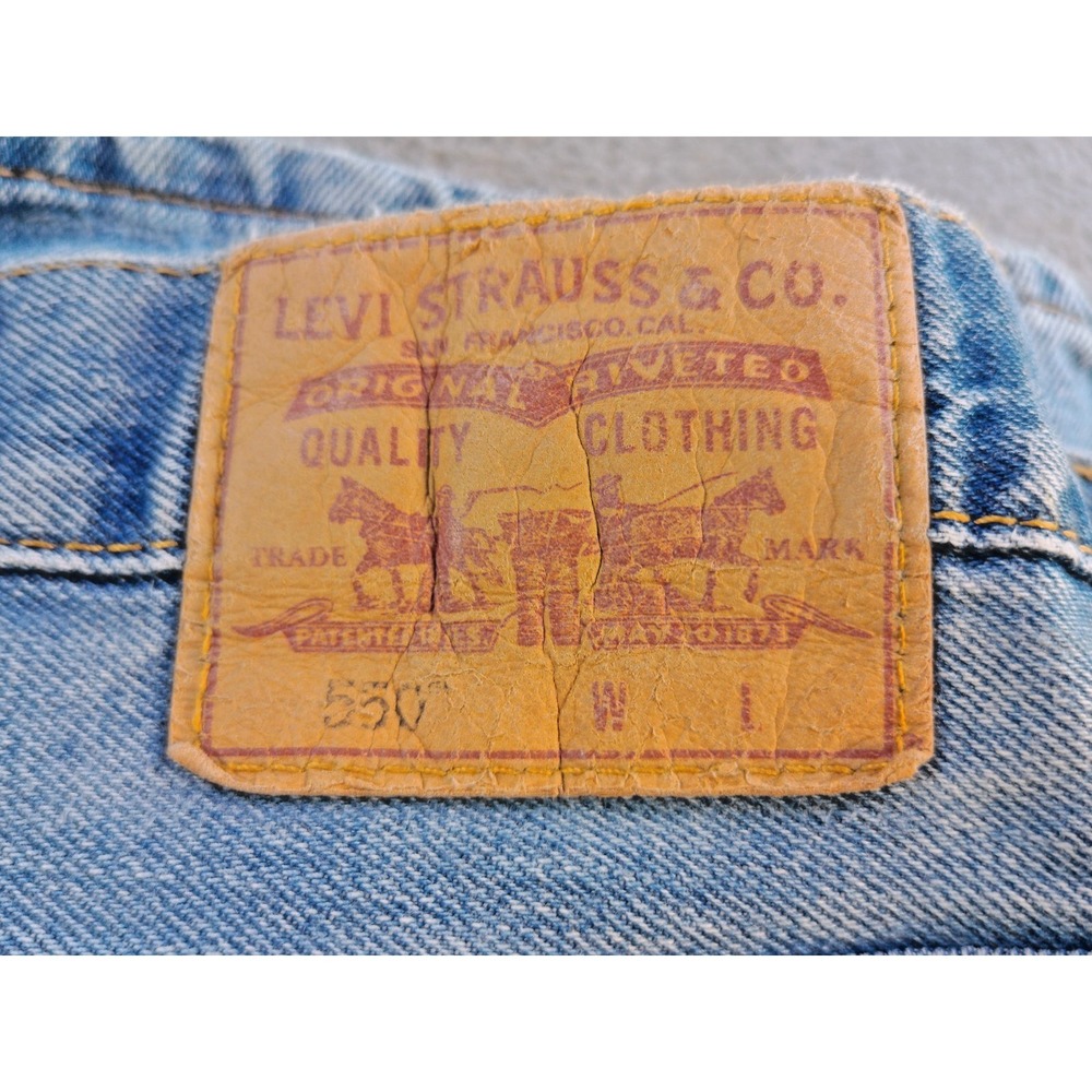 Levi's 550 Big Men's Jeans Size 48x29 Blue Denim 48 Waist 29 Inseam - Picture 4 of 16